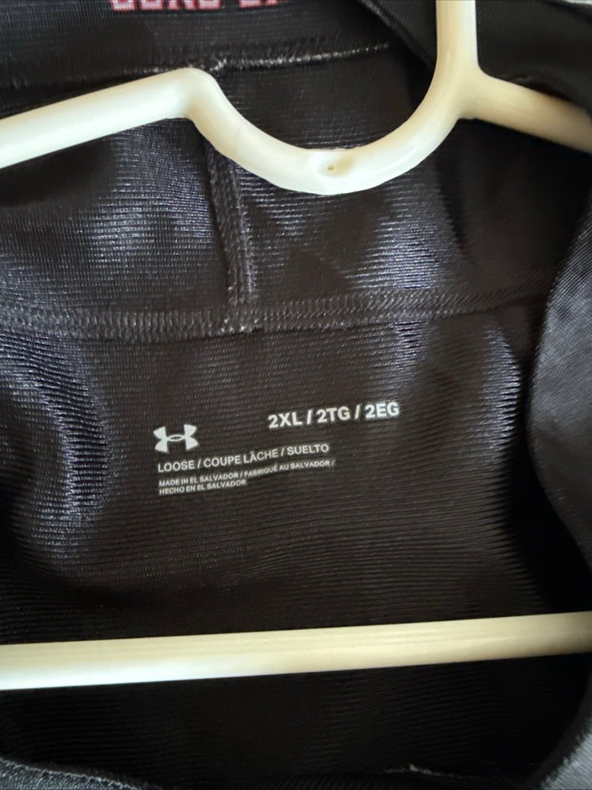 Men’s Under Armour Texas Tech Red Raiders #1 Away Football Jersey Sz 2XL - Black - Thumbnail 4