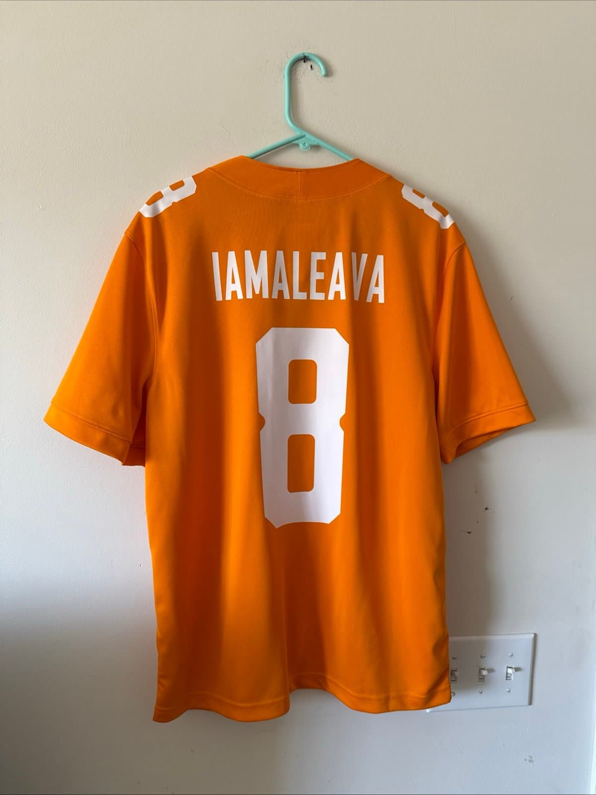 Men’s Nike Nico Iamaleava #8 Tennessee Volunteers Football Jersey Sz M - Orange - Thumbnail 6