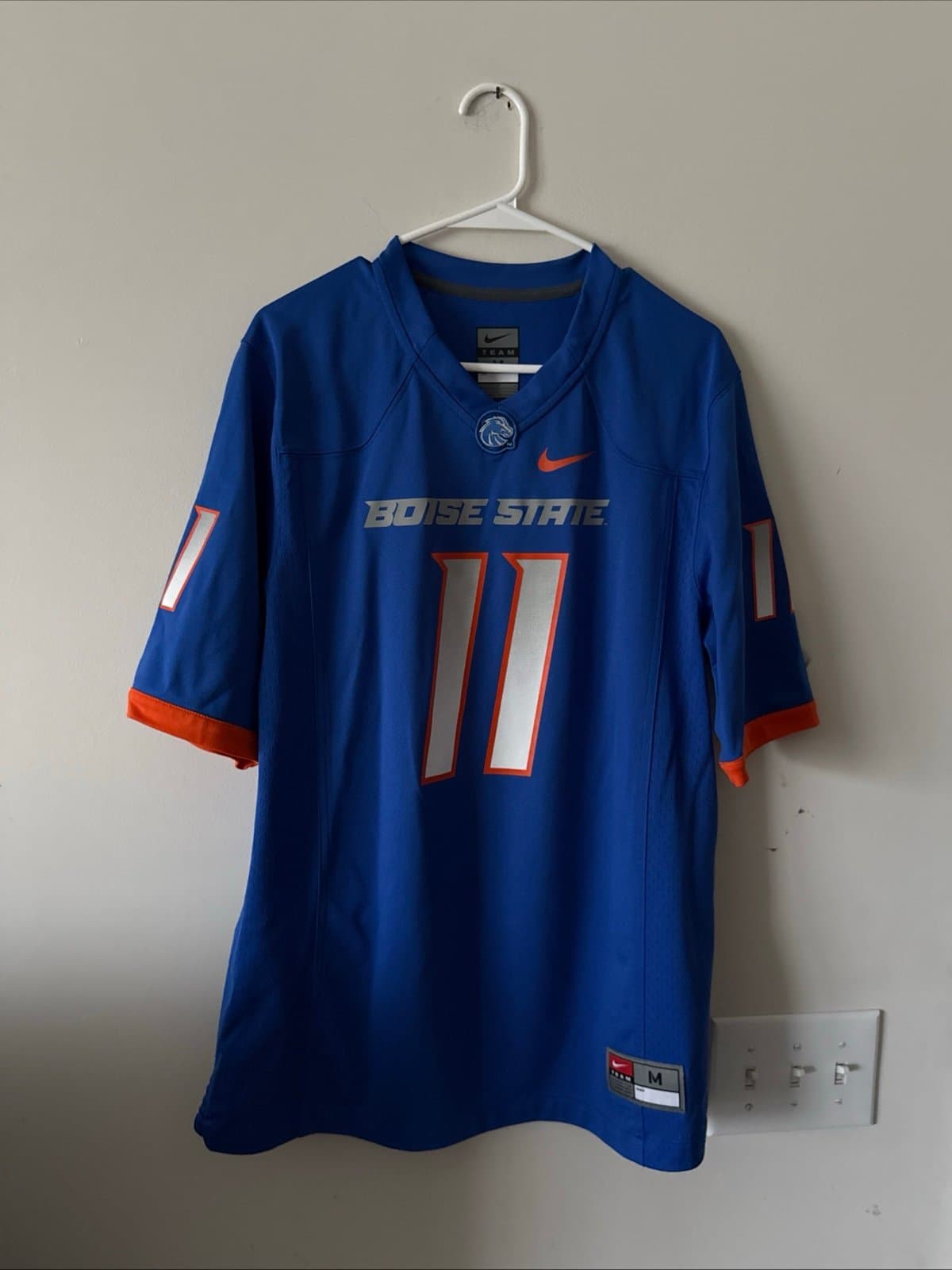 Men’s Nike Kellen Moore #11 Boise State Broncos Football NCAA Jersey Sz M - Blue - Image 1