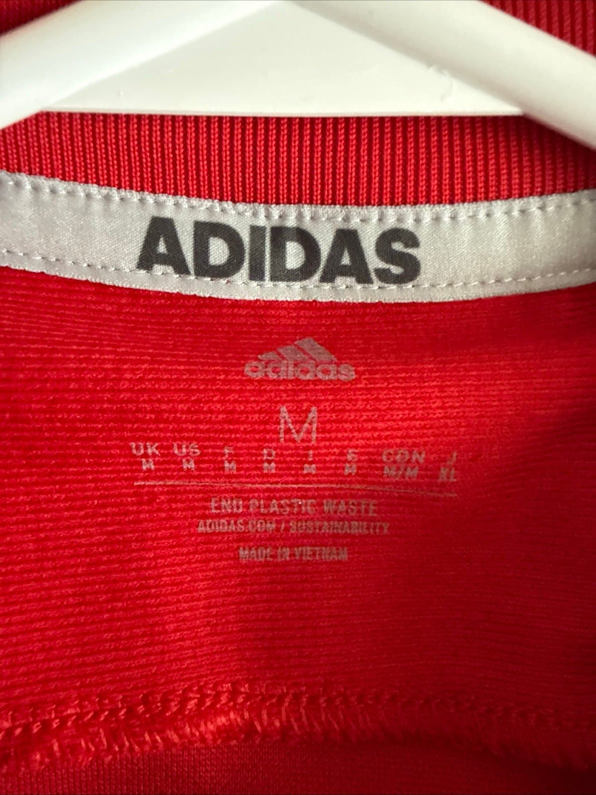 Men’s Adidas Louisville Cardinals #1 Authentic Football Jersey Sz M - Red NWT - Thumbnail 4