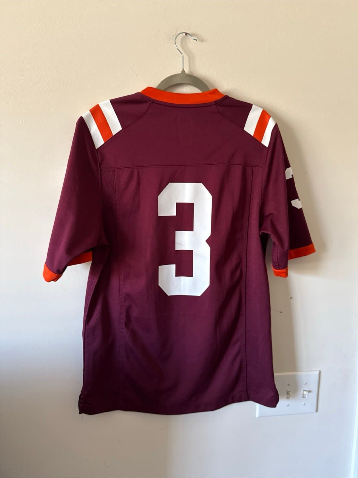 Men’s Nike Virginia Tech Hokies Donovan Greene #3 Football Jersey Authentic Sz S - Thumbnail 5