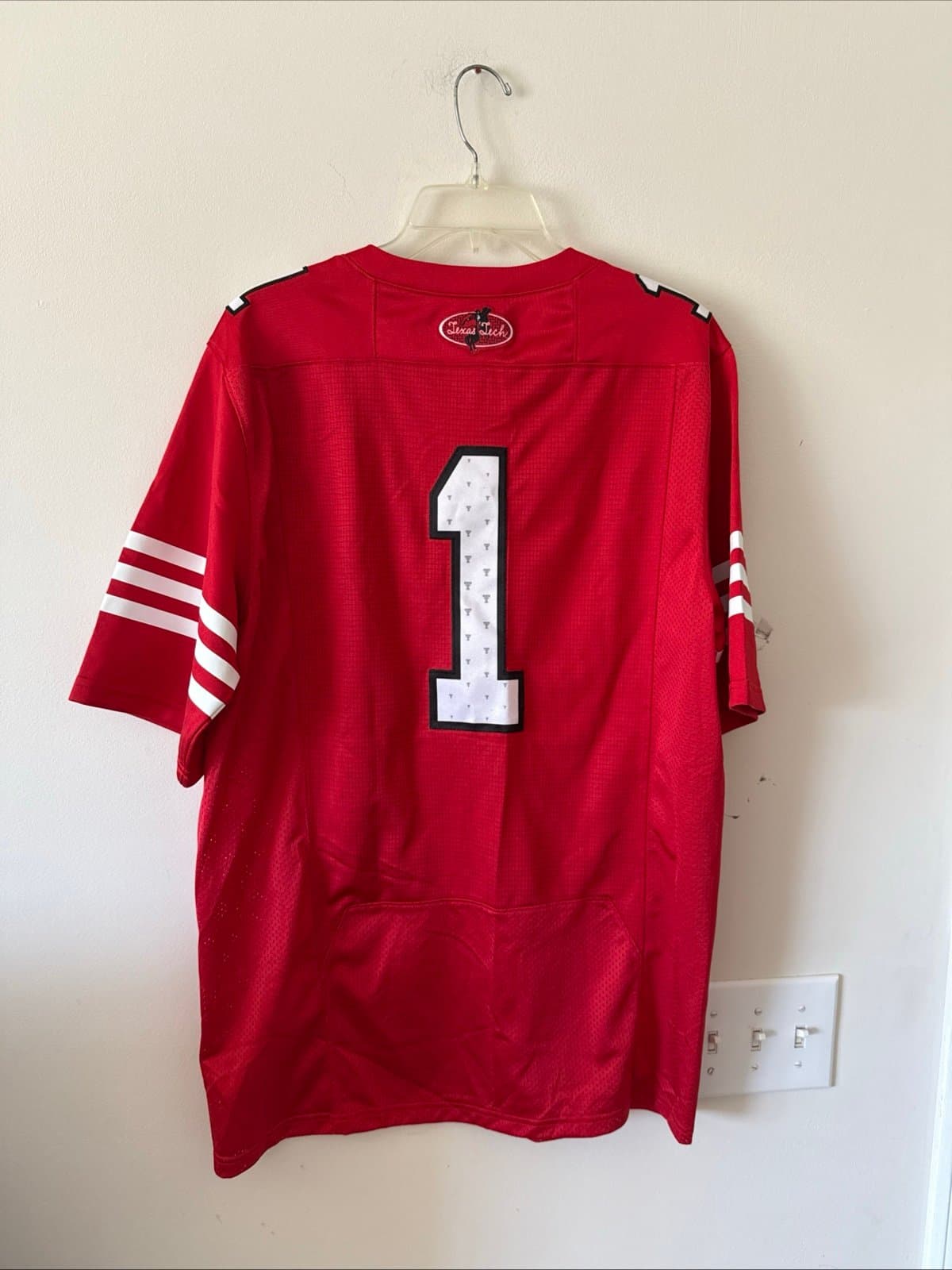 Men’s Under Armour Authentic Texas Tech Red Raiders Football Jersey Sz M - NWT - Thumbnail 6