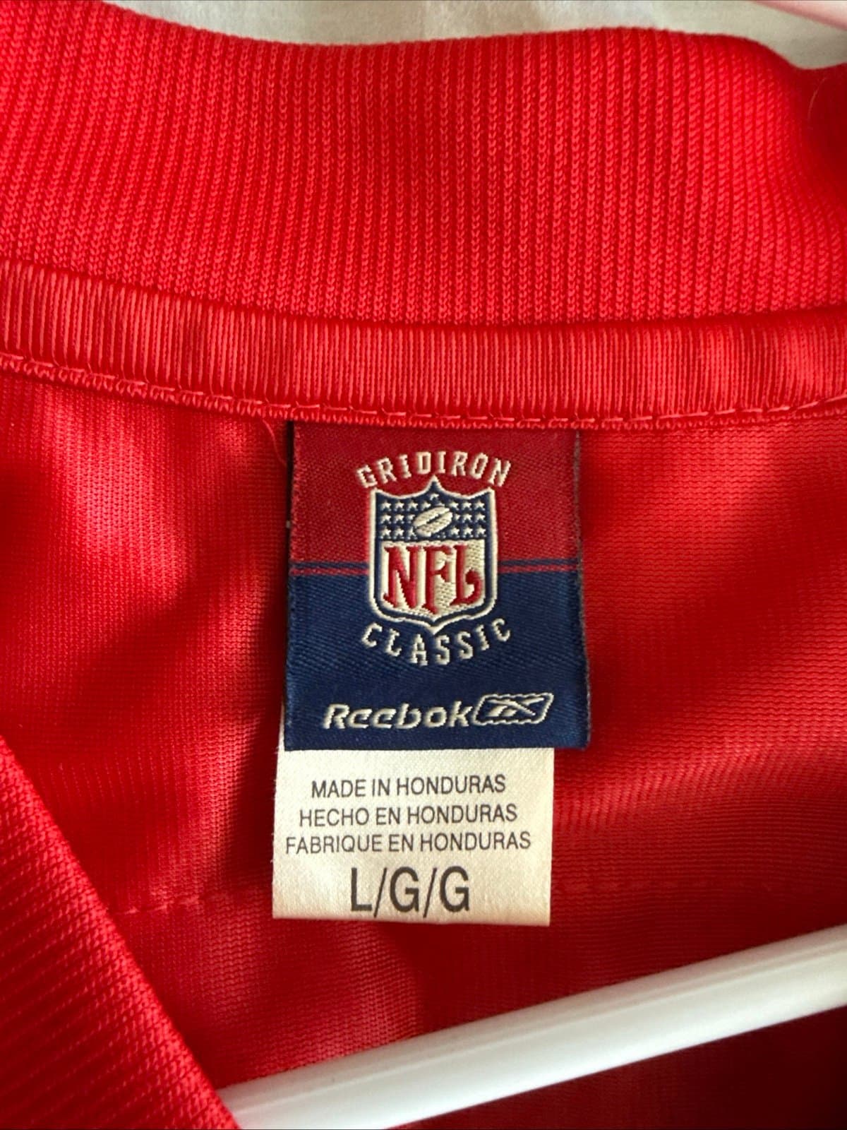Men’s Reebok NFL Vintage Steve Young #8 San Francisco 49ers Jersey Sz L - Red - Thumbnail 4