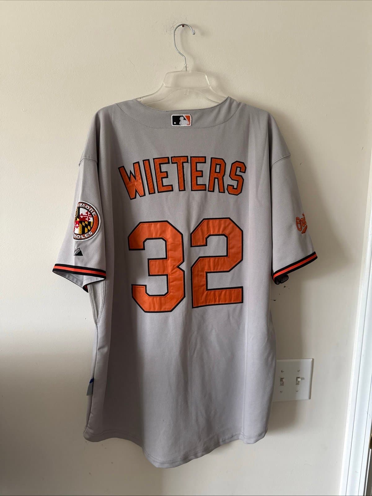 Men’s Majestic Baltimore Orioles Baseball Matt Wieters #32 MLB Jersey Sz 52 - Thumbnail 5