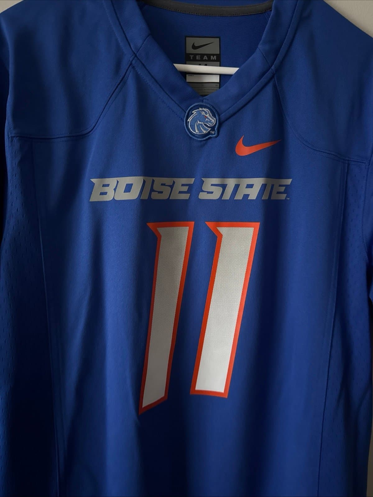 Men’s Nike Kellen Moore #11 Boise State Broncos Football NCAA Jersey Sz M - Blue - Thumbnail 2