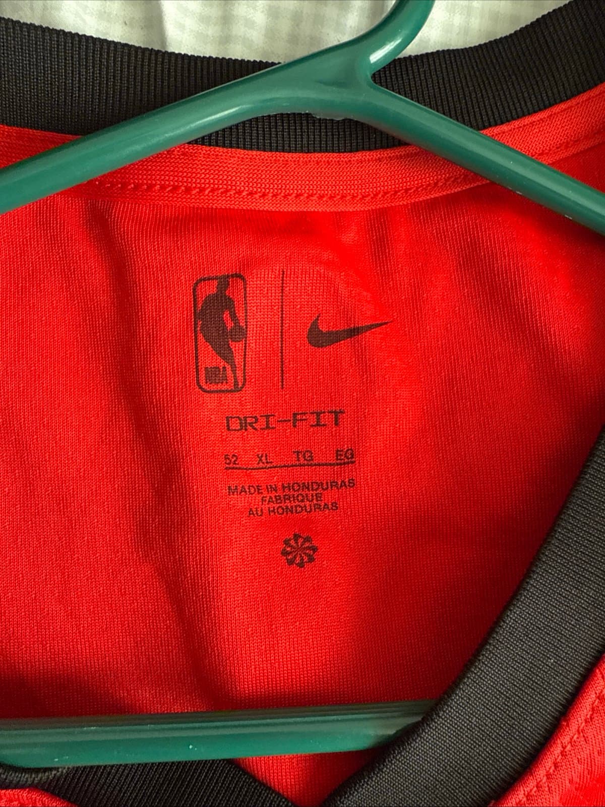 Men’s Nike NBA Jalen Green # 0 Houston Rockets Swingman Adult Size 52 XL - Red - Thumbnail 4