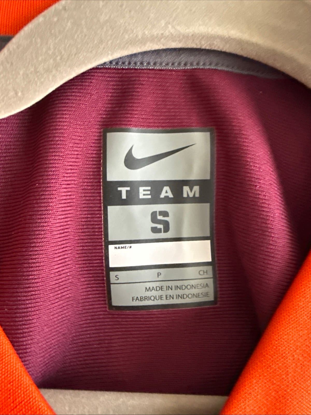 Men’s Nike Virginia Tech Hokies Donovan Greene #3 Football Jersey Authentic Sz S - Thumbnail 4