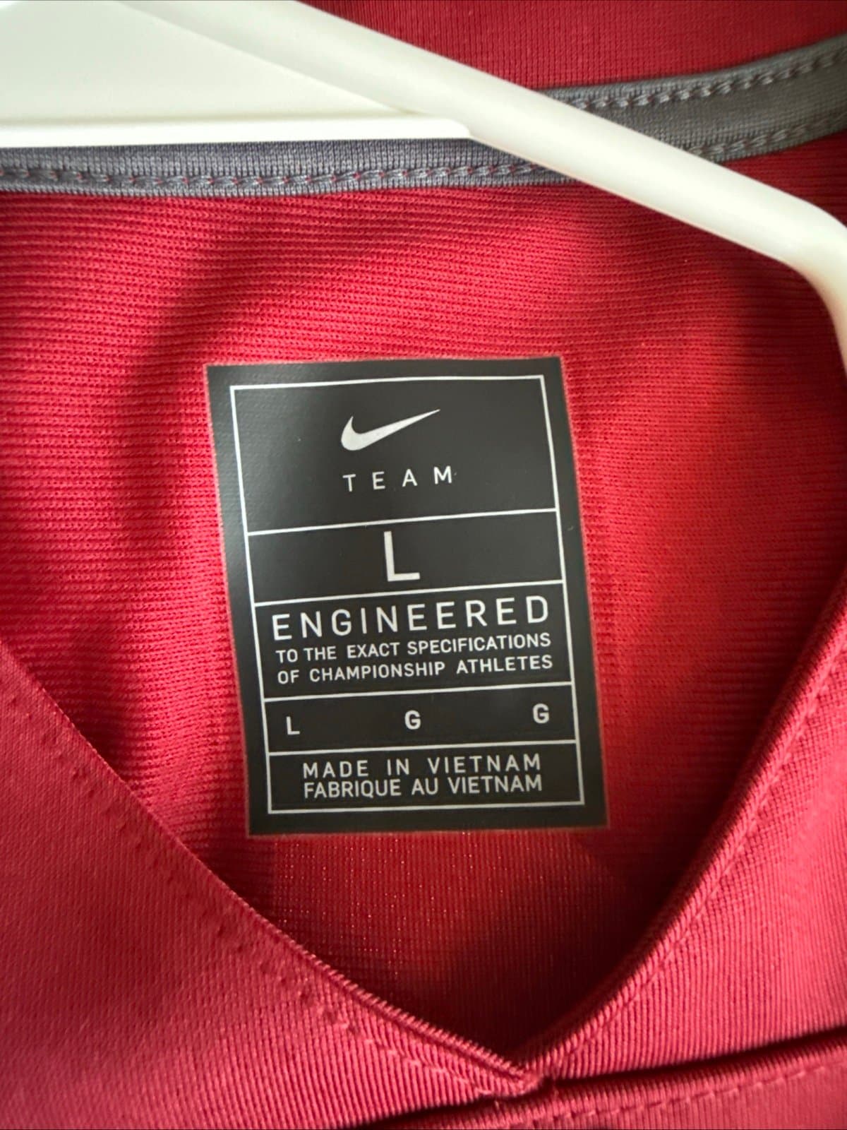 Men’s Nike Stanford Cardinals #1 NCAA Football Untouchable Jersey Sz L - Red NWT - Thumbnail 4