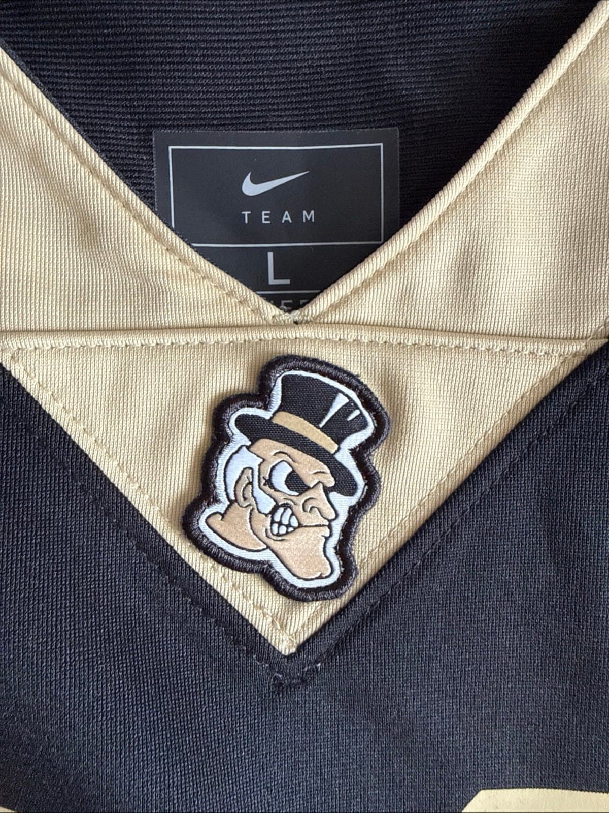 Men’s Nike Wake Forest Demon Deacons #23 Football Jersey Untouchable Sz L Black - Thumbnail 5