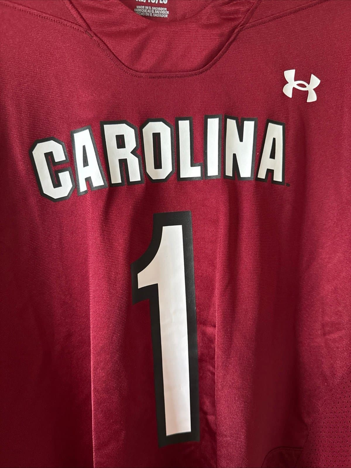 Men’s Under Armour South Carolina Gamecocks Football NCAA Jersey Sz XL - Maroon - Thumbnail 2