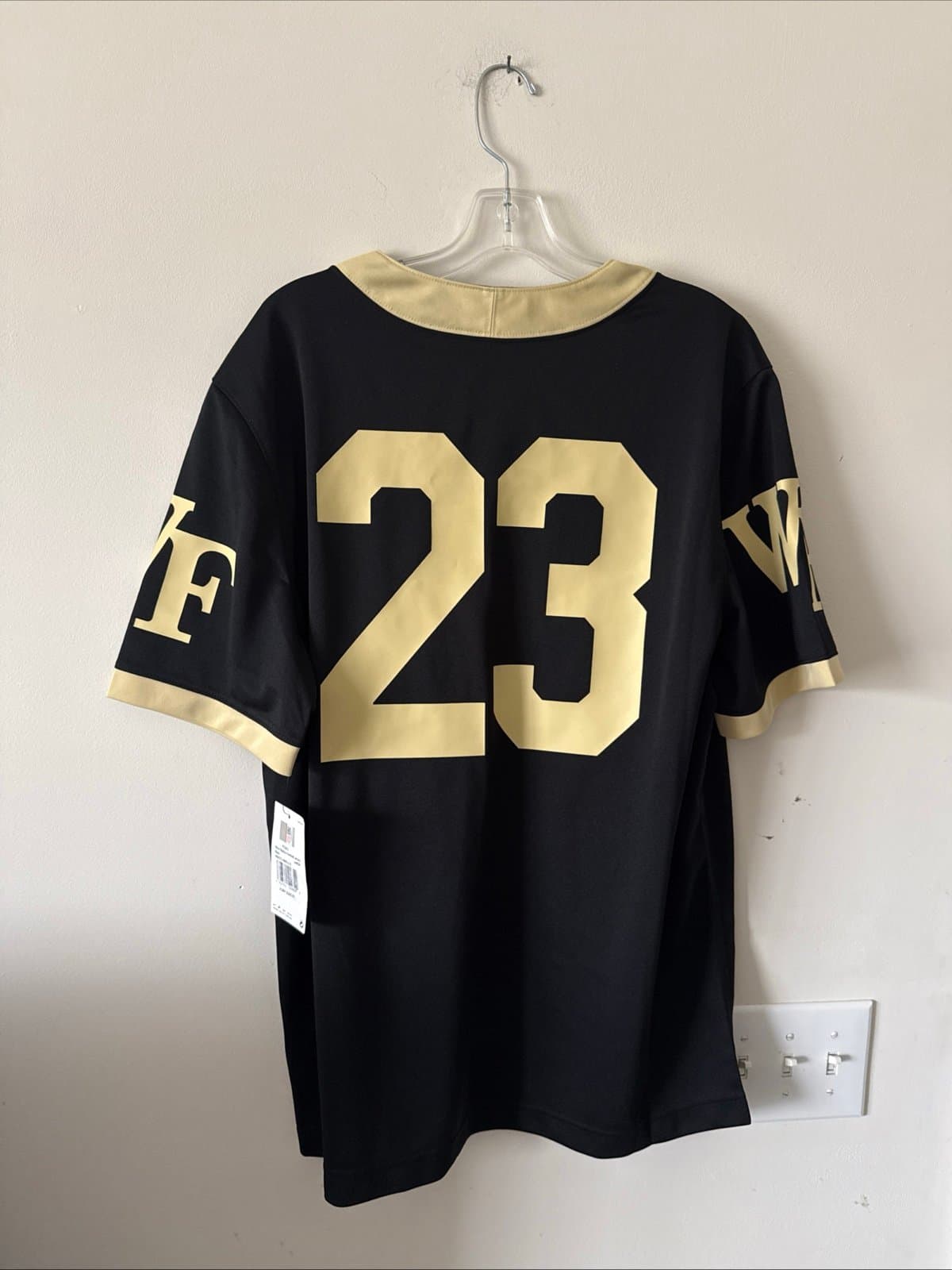 Men’s Nike Wake Forest Demon Deacons #23 Football Jersey Untouchable Sz L Black - Thumbnail 7