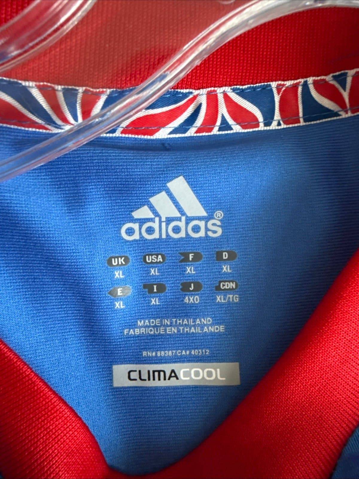 MEN’S ADIDAS GREAT BRITAIN #6 2011/12 HOME FOOTBALL SOCCER JERSEY SZ XL - Thumbnail 4