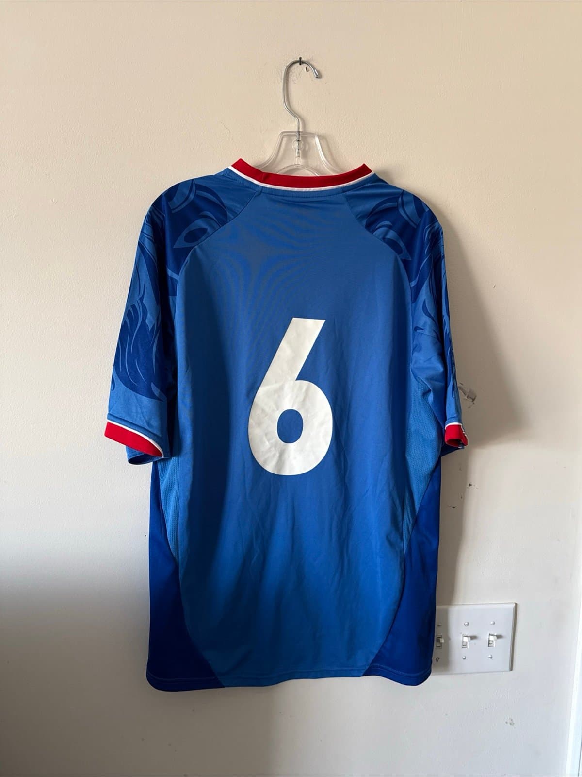 MEN’S ADIDAS GREAT BRITAIN #6 2011/12 HOME FOOTBALL SOCCER JERSEY SZ XL - Thumbnail 6