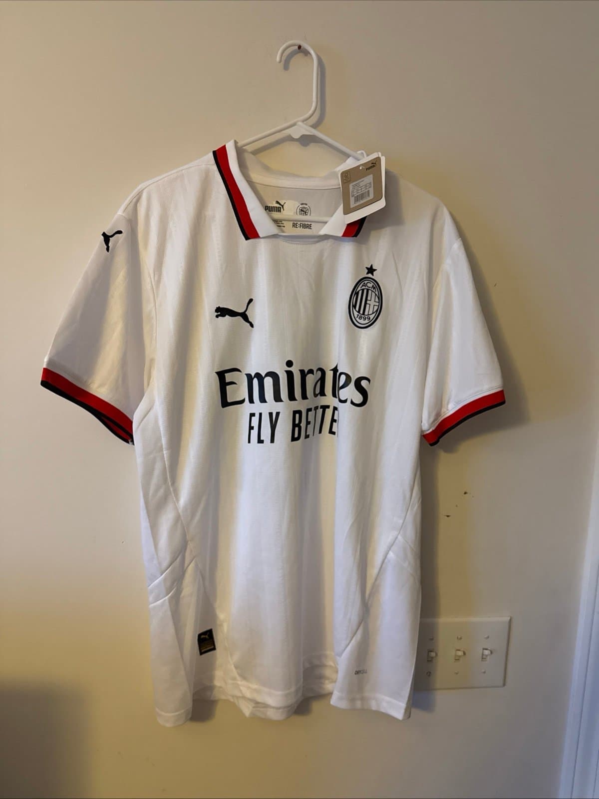 Men’s Puma AC Milan Away Christian Pulisic #11 2024/25 Away Jersey Size 2XL - Image 1