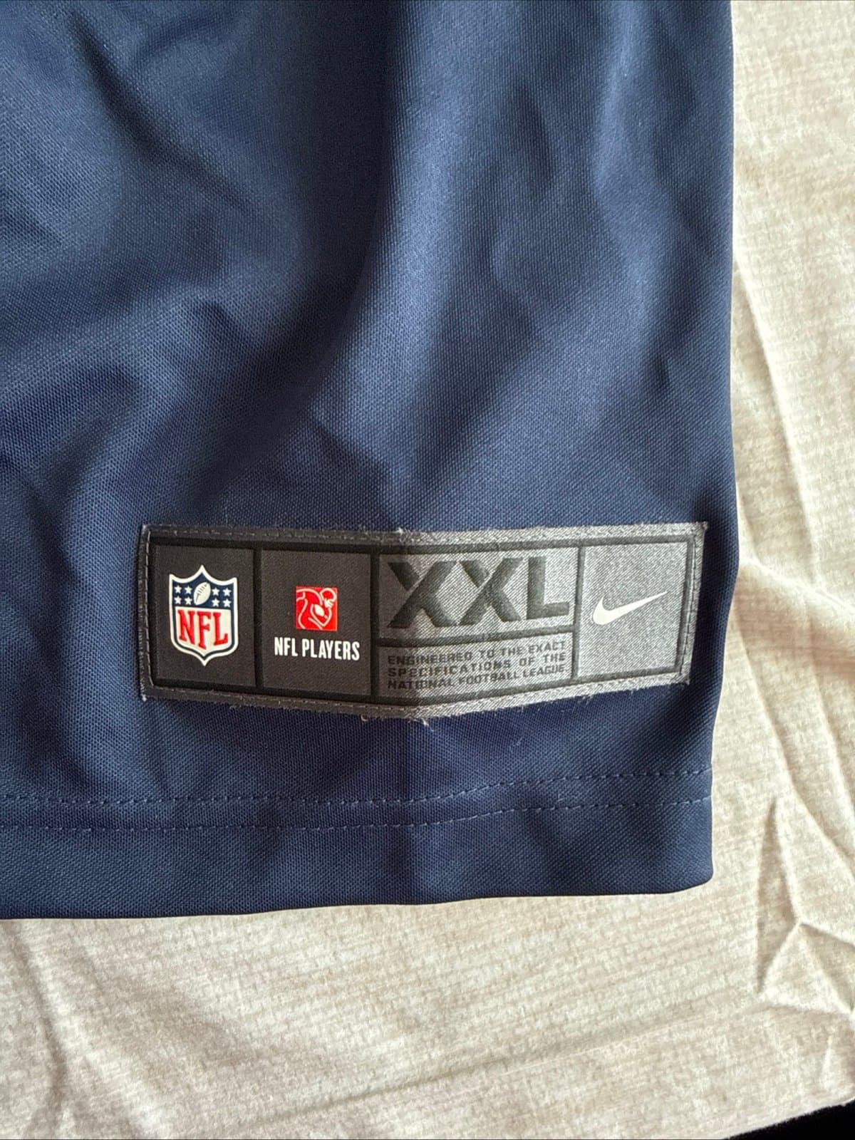 Mens Nike Dak Prescott #4 Dallas Cowboys VAPOR LMTD Throwback NFL Jersey Sz 2XL - Thumbnail 3