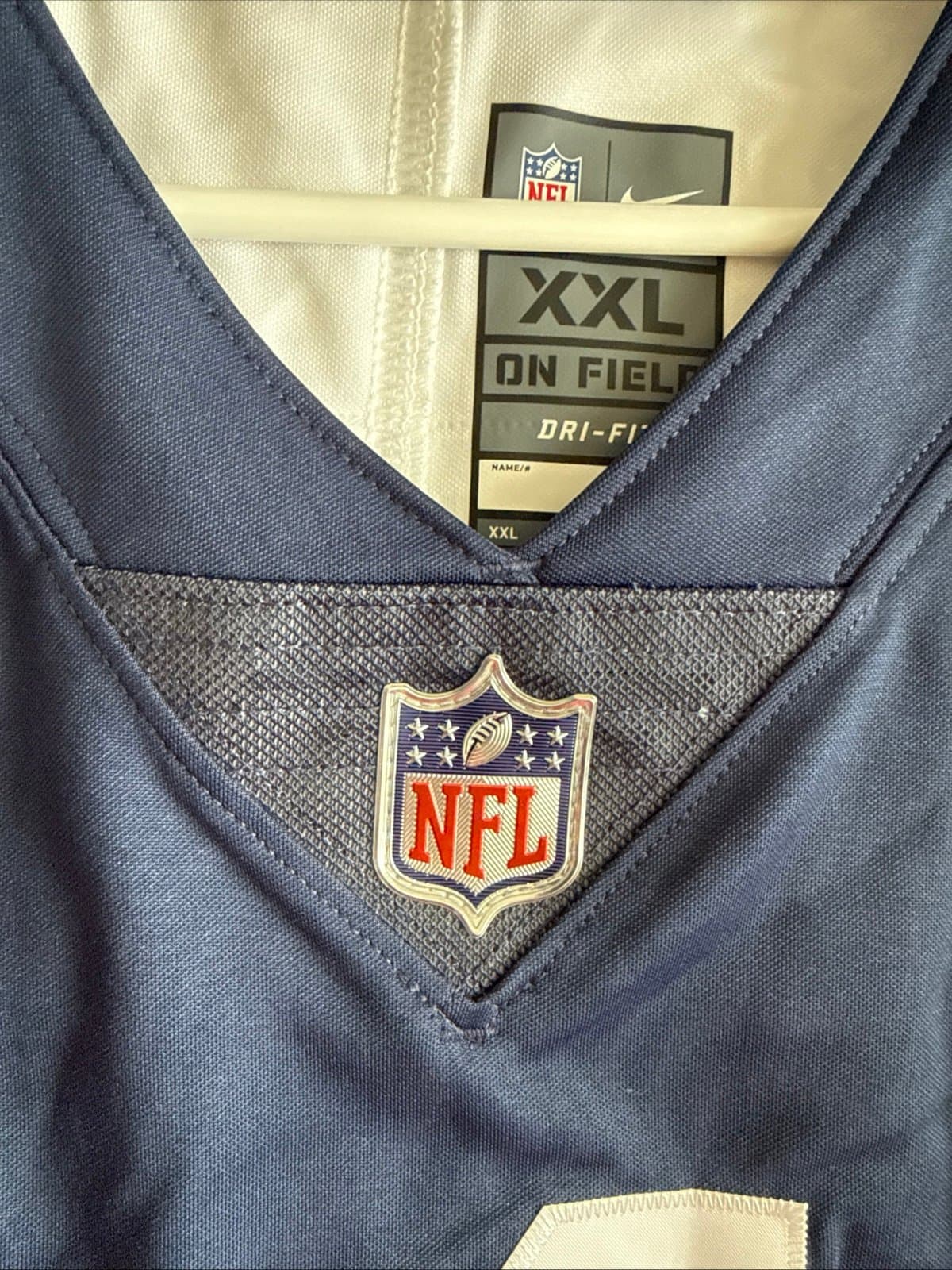 Mens Nike Dak Prescott #4 Dallas Cowboys VAPOR LMTD Throwback NFL Jersey Sz 2XL - Thumbnail 5