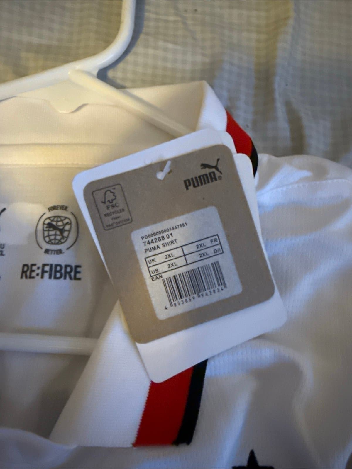 Men’s Puma AC Milan Away Christian Pulisic #11 2024/25 Away Jersey Size 2XL - Thumbnail 5