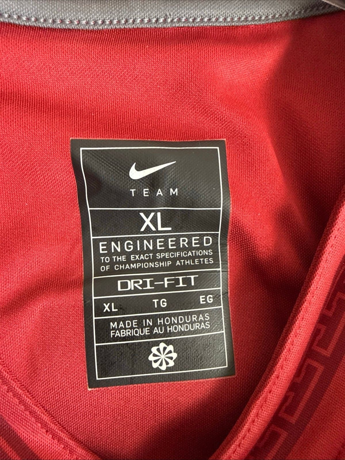 Men’s Nike USC Trojans #1 NCAA Football Dri Fit Jersey Sz XL - Red - Thumbnail 4