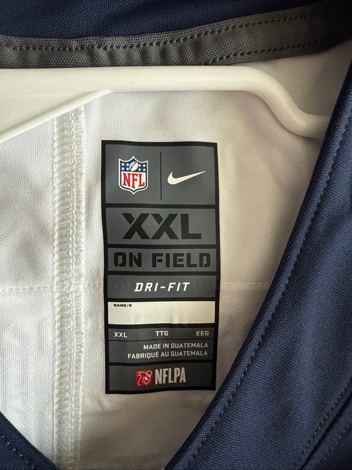 Mens Nike Dak Prescott #4 Dallas Cowboys VAPOR LMTD Throwback NFL Jersey Sz 2XL - Thumbnail 4