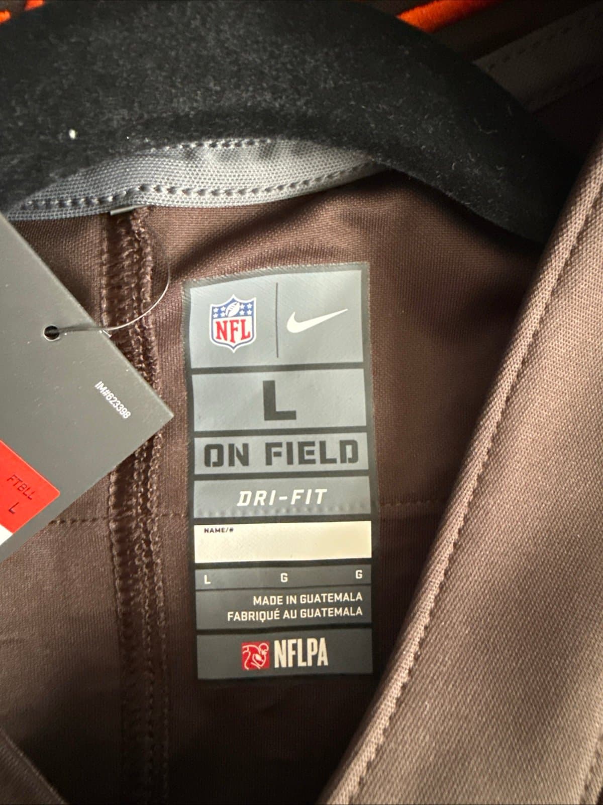 MEN’S NIKE BAKER MAYFIELD #6 CLEVELAND BROWNS VAPOR LMTD JERSEY SZ L - NWT - Thumbnail 4