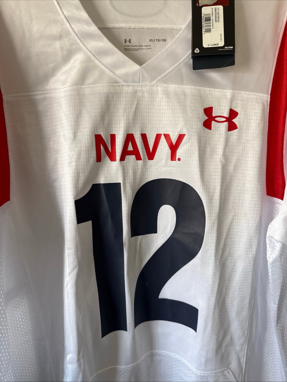 Men’s Under Armour Navy Midshipmen NASA Space Collection Jersey Sz XL - NWT RARE - Thumbnail 2