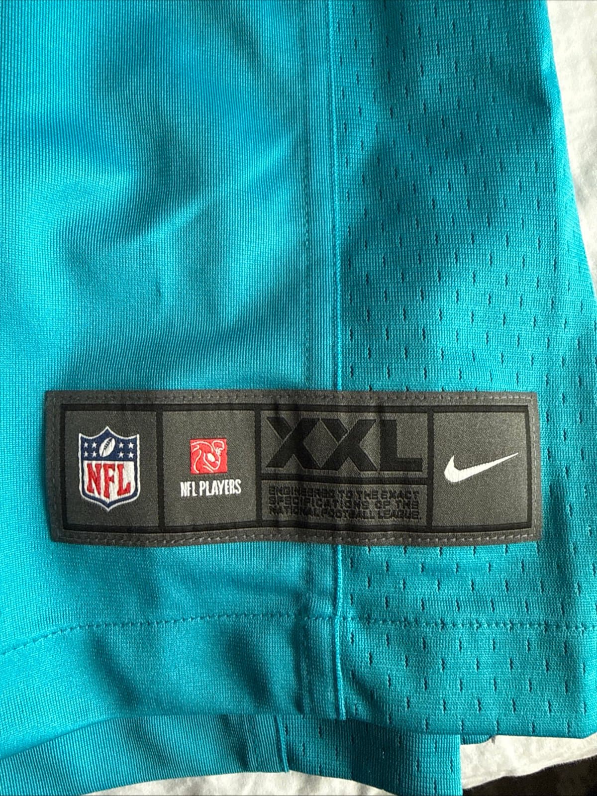 Men’s Nike Jaycee Horn #8 Carolina Panthers Football NFL Jersey Sz 2XL - Blue - Thumbnail 3