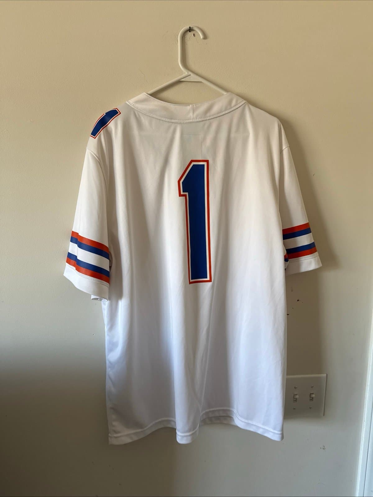 Men’s Jordan Florida Gators #1 Football Jersey NCAA Size XL - White - Thumbnail 6