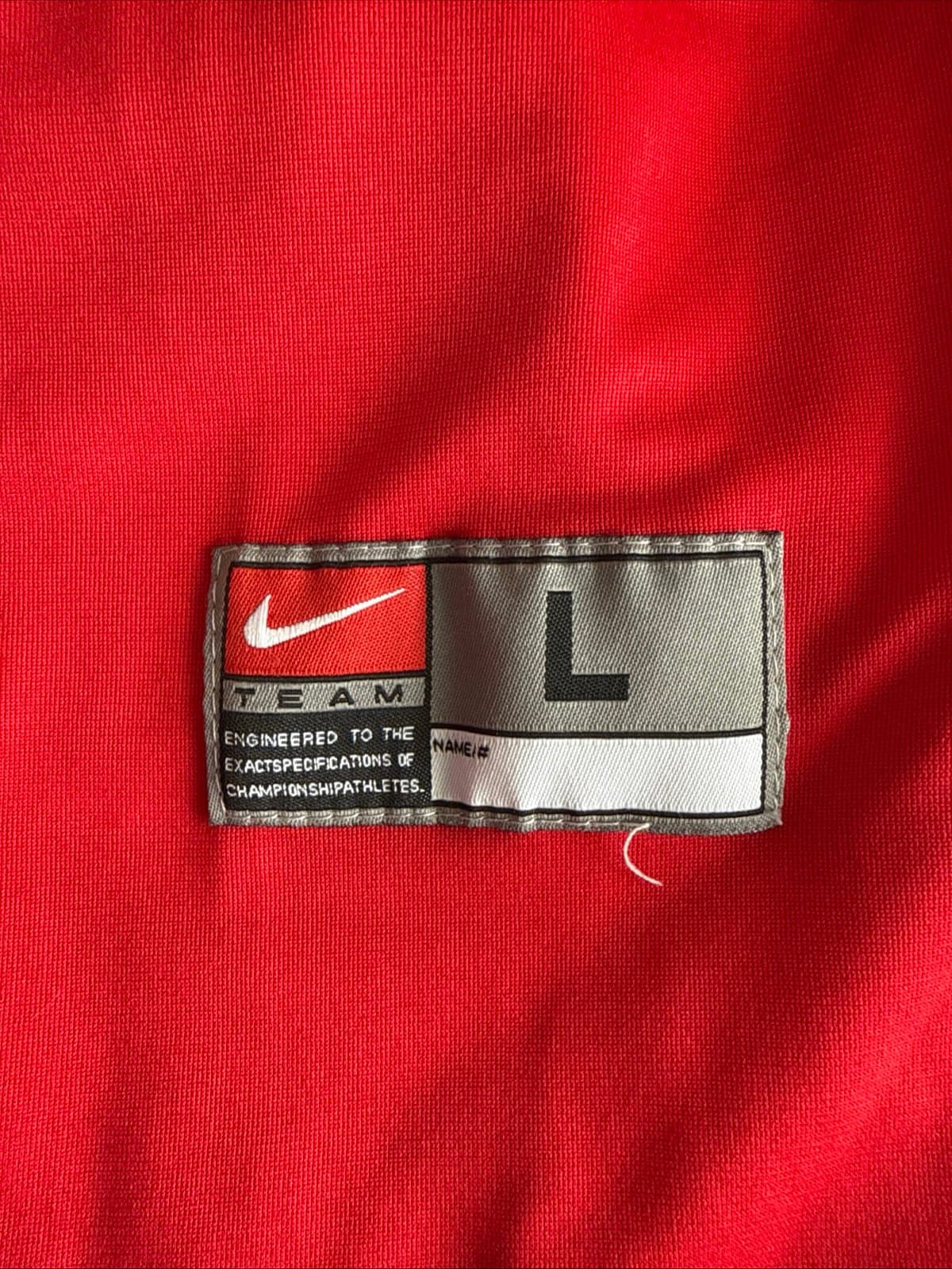 Men’s Nike Ohio State Buckeyes Richards #4 Jersey NCAA BIG10 Patch Sz L - Red - Thumbnail 3