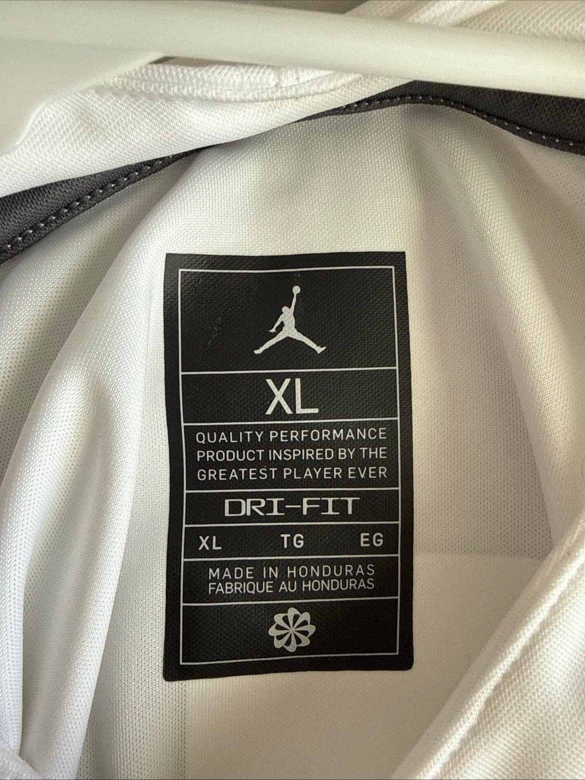 Men’s Jordan Oklahoma Sooners #1 NCAA Football Game Jersey Sz XL - White RARE - Thumbnail 4