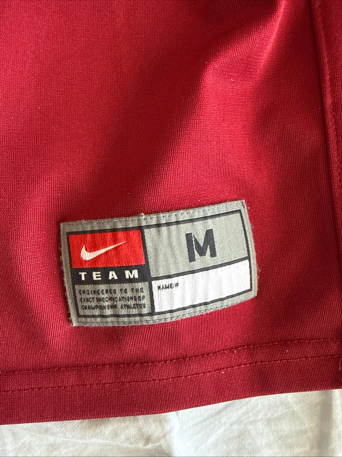 Boy’s Nike Alabama Crimson Tide #18 Crimson Dri-FIT Replica Football Jersey Sz M - Thumbnail 3