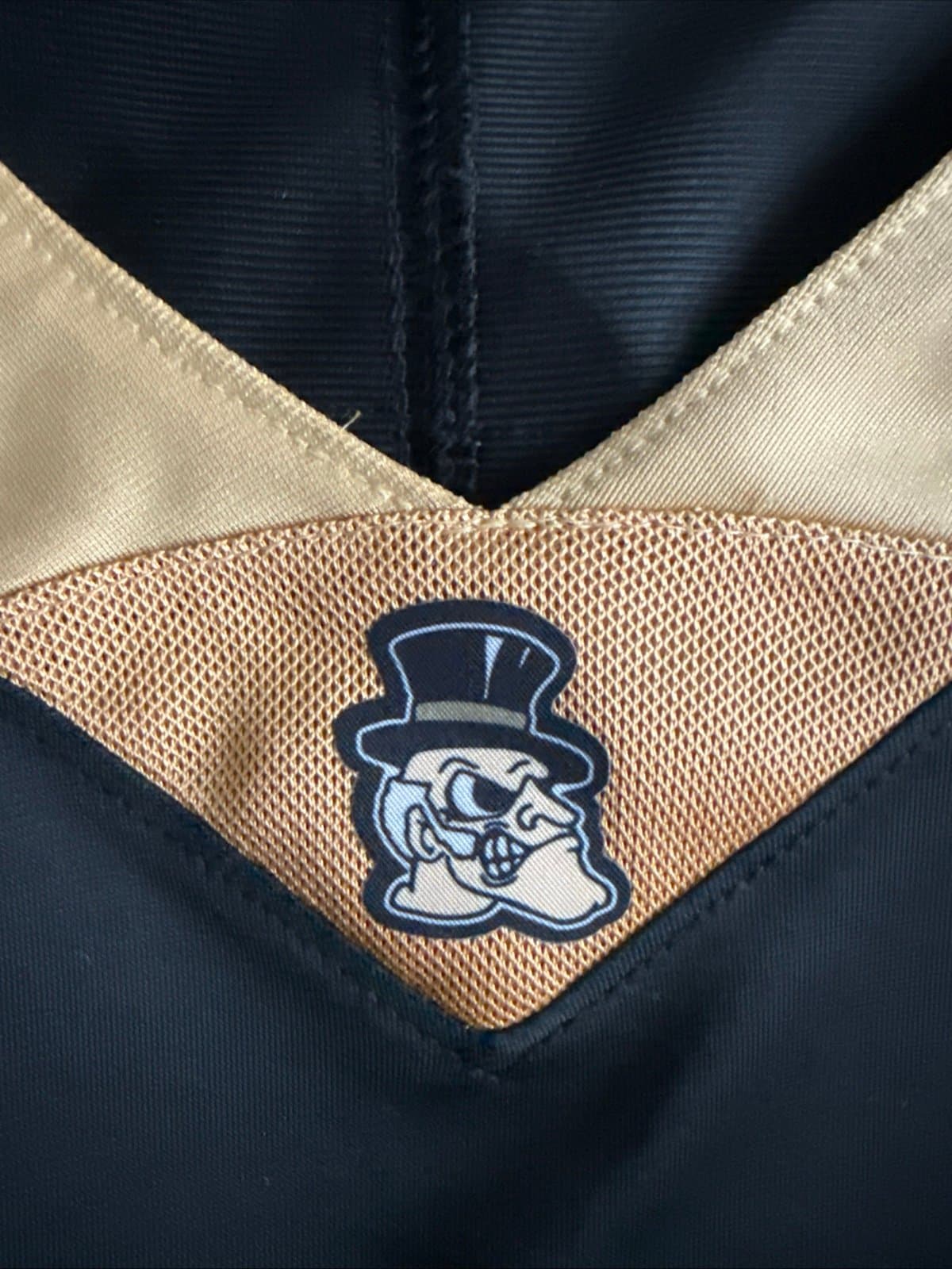 Men’s Jacob Dennison #55 Wake Forest Demon Deacons Jersey Sz XL - Black - Thumbnail 4