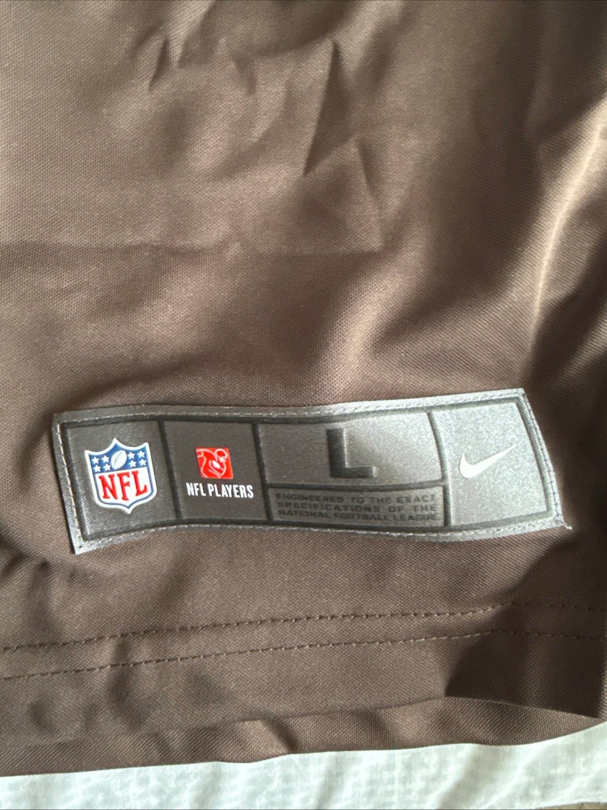 MEN’S NIKE BAKER MAYFIELD #6 CLEVELAND BROWNS VAPOR LMTD JERSEY SZ L - NWT - Thumbnail 3