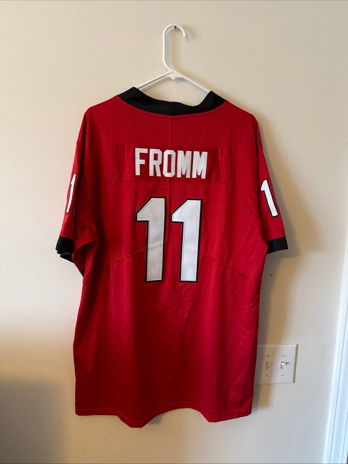 Men’s Nike Team Jake Fromm #11 Jersey Sz XL Georgia Bulldogs NWOT - Red - Thumbnail 5