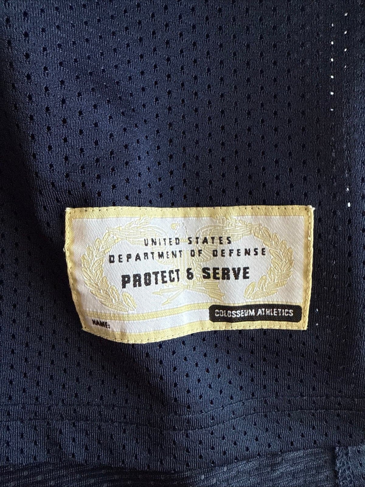 Men’s Colosseum Athletics Air Force USAF Eagle Protect & Serve Jersey Sz L - NWT - Thumbnail 3