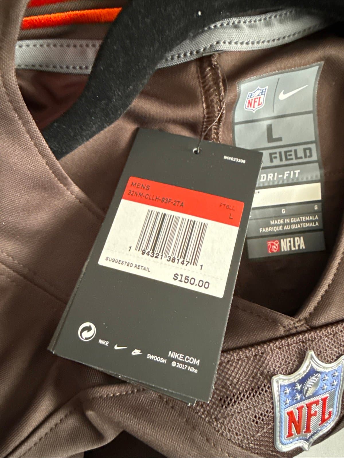 MEN’S NIKE BAKER MAYFIELD #6 CLEVELAND BROWNS VAPOR LMTD JERSEY SZ L - NWT - Thumbnail 5