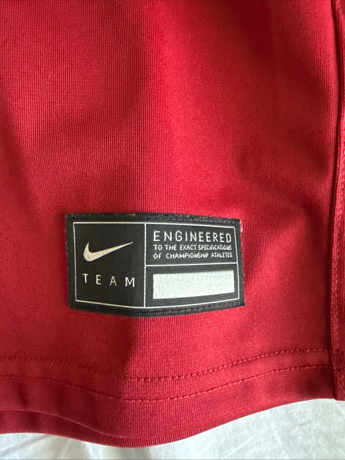 Boy’s Nike Alabama Crimson Tide #18 Crimson Dri-FIT Football Jersey Sz L - Red - Thumbnail 3