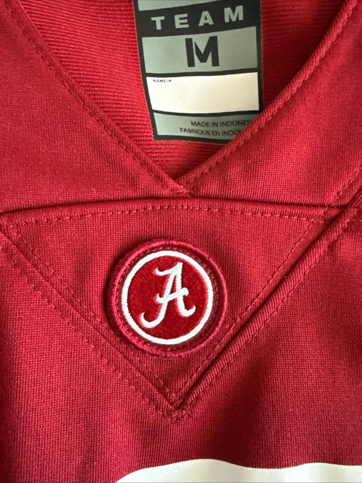 Boy’s Nike Alabama Crimson Tide #18 Crimson Dri-FIT Replica Football Jersey Sz M - Thumbnail 5
