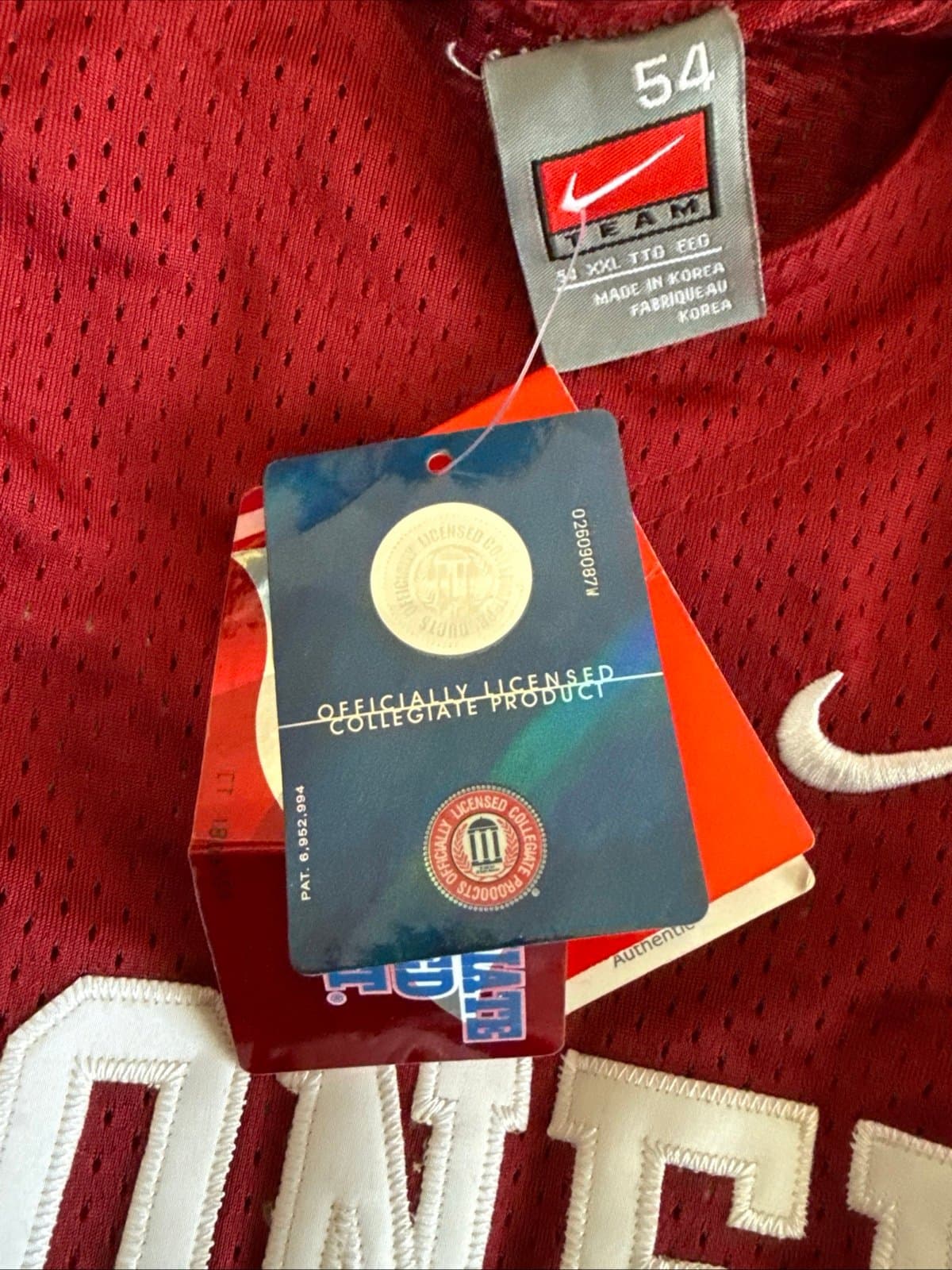 Men’s Nike Sam Bradford #14 Oklahoma Sooners NCAA Jersey Sz 54 - Red NWT - Thumbnail 5