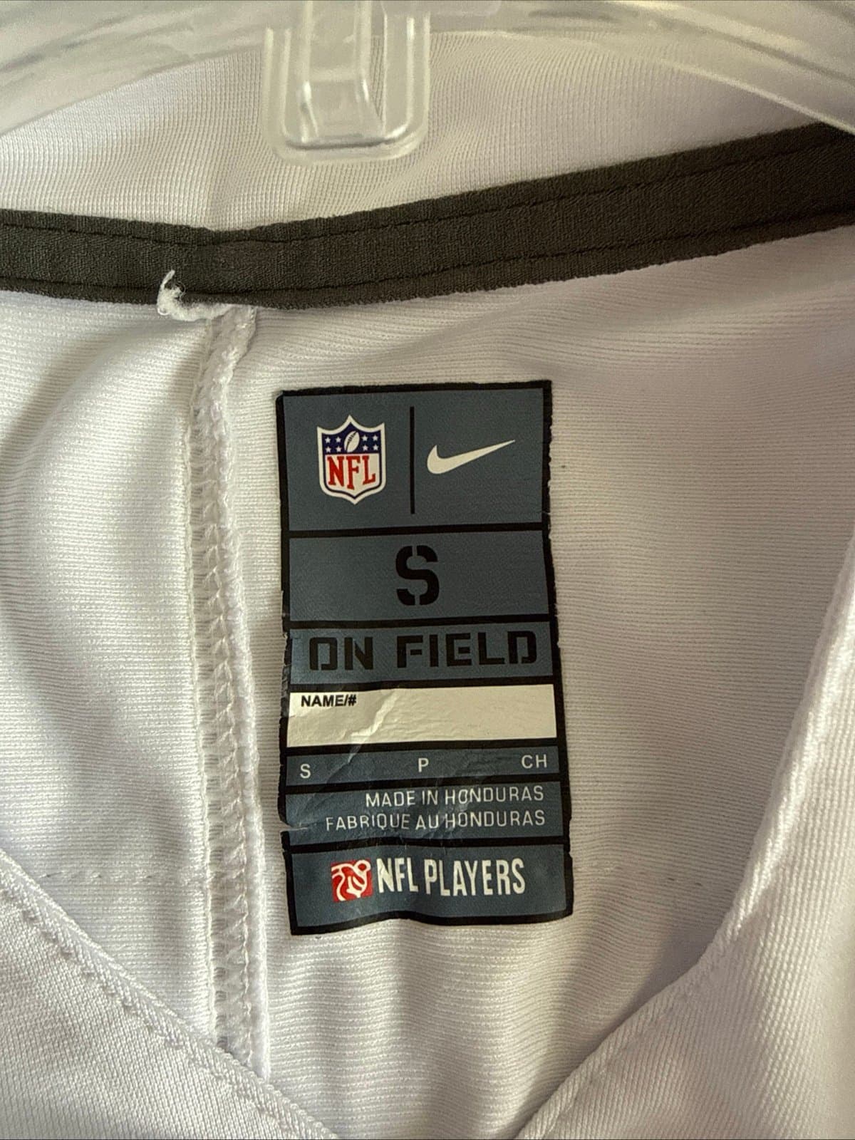 Men’s Nike Eddie Goldman #97 Washington Commanders Away Jersey Sz S - White - Thumbnail 4