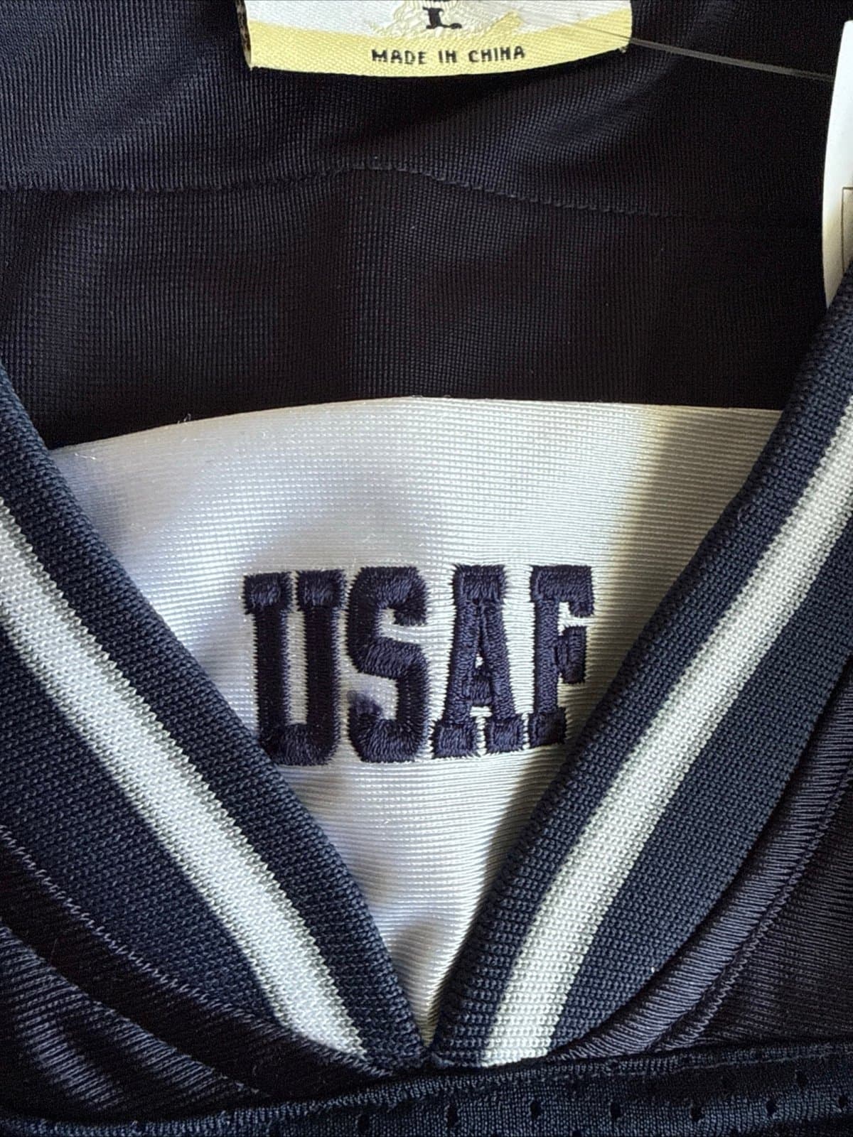 Men’s Colosseum Athletics Air Force USAF Eagle Protect & Serve Jersey Sz L - NWT - Thumbnail 5