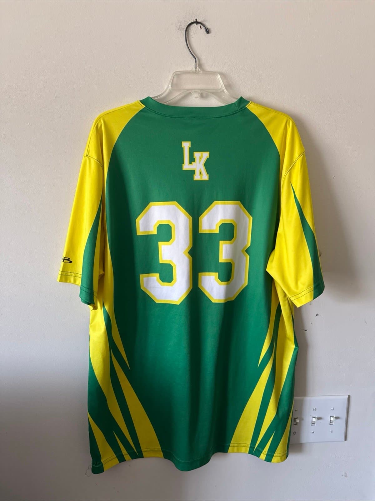 Men’s Boombah Clinton LumberKings #33 Baseball Jersey Sz XL - Green RARE - Thumbnail 6