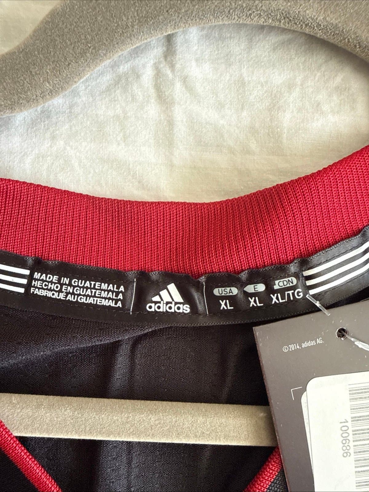 Men’s Adidas Hassan Whiteside #21 Miami Heat Black Jersey Size XL+2 - NWT - Thumbnail 4