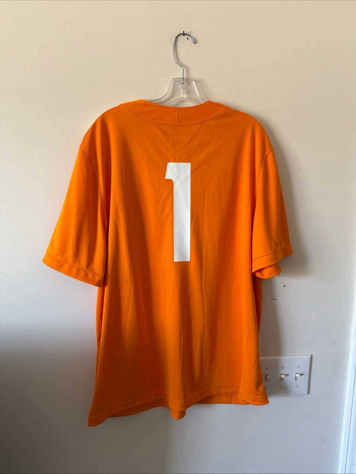 Men’s Nike Tennessee Volunteers #1 Football Jersey NCAA Sz XL - Orange NWT - Thumbnail 7