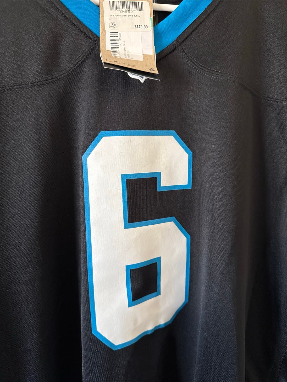 Men’s Nike Miles Sanders #6 Carolina Panthers NFL Football Jersey Sz XL - NWT - Thumbnail 2