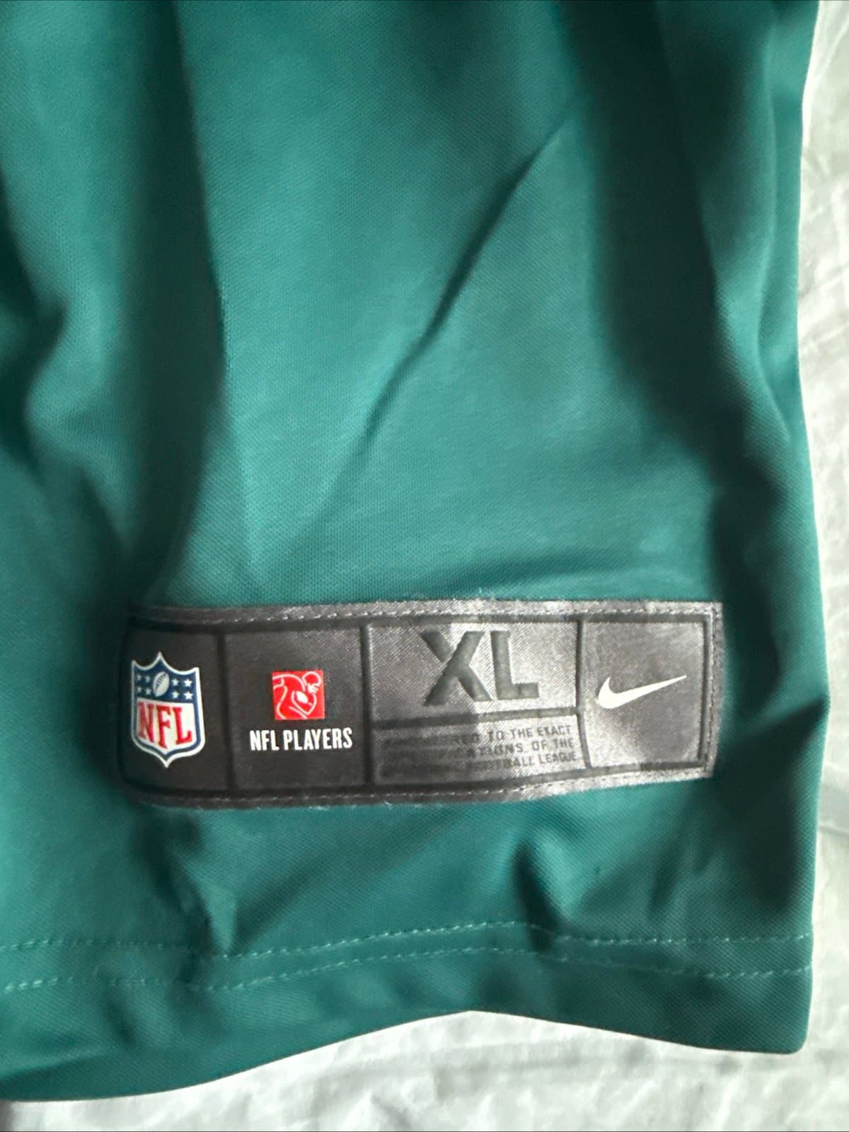 Men’s Nike Carson Wentz #11 Philadelphia Eagles Vapor Limited Jersey Sz XL Green - Thumbnail 3