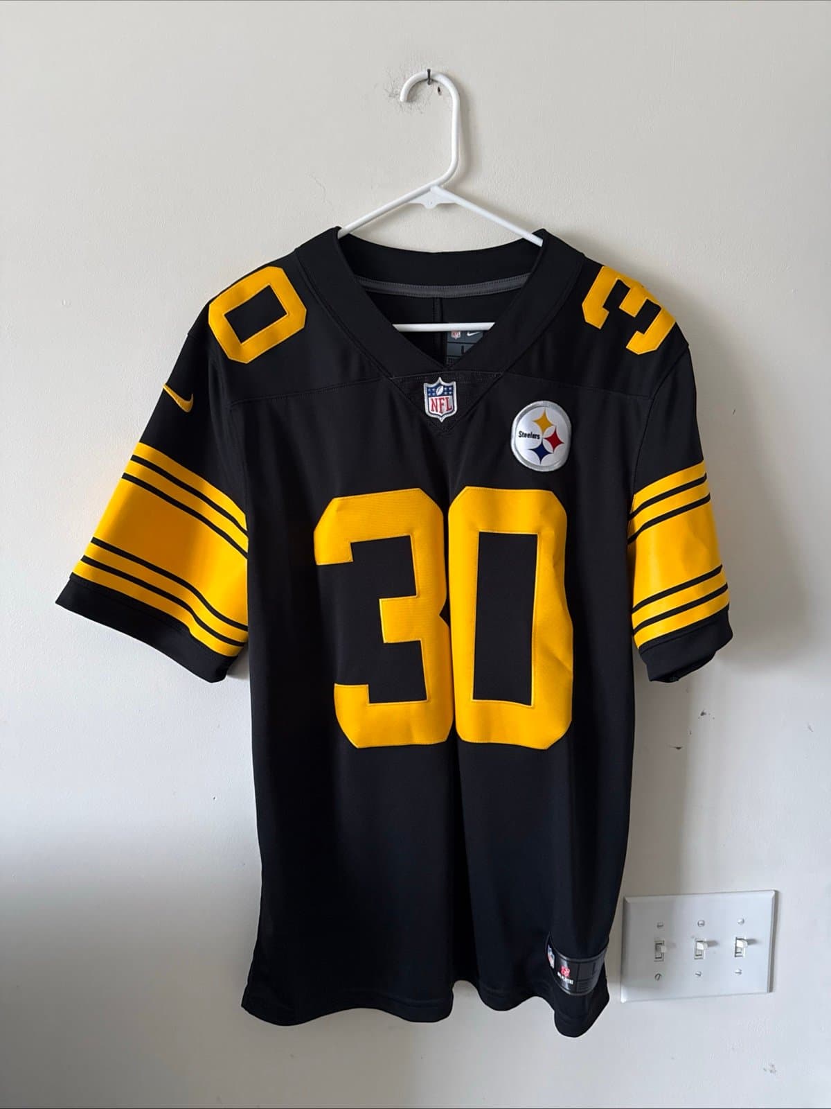 Men’s Nike James Conner #30 Pittsburgh Steelers Vapor Lmtd NFL Jersey Sz L RARE - Image 1