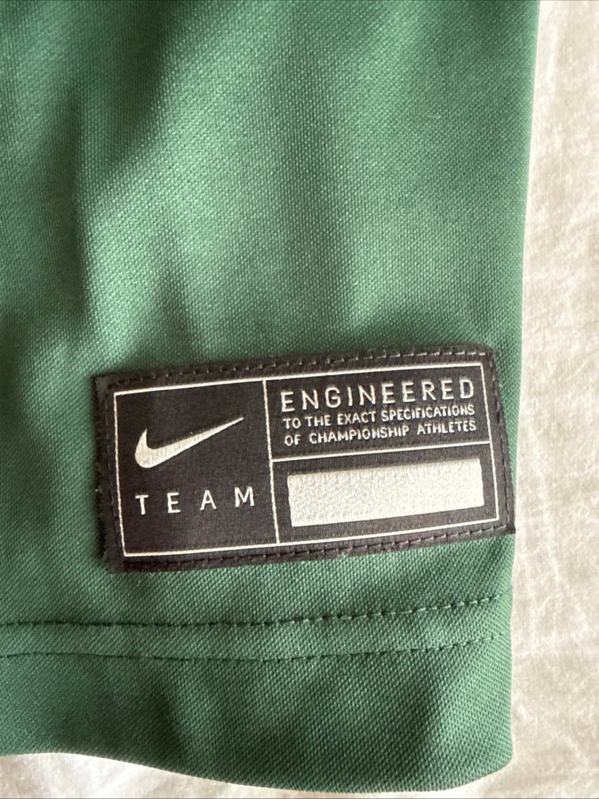 Men’s Nike Michigan State Spartans #1 Green Dri-FIT Jersey Sz XL - Green - Thumbnail 3