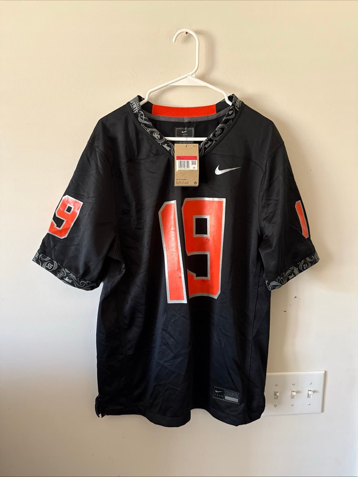 Men’s Nike Trey Glasper #19 Oregon State Beavers Alt. Jersey Sz L - Black NWT