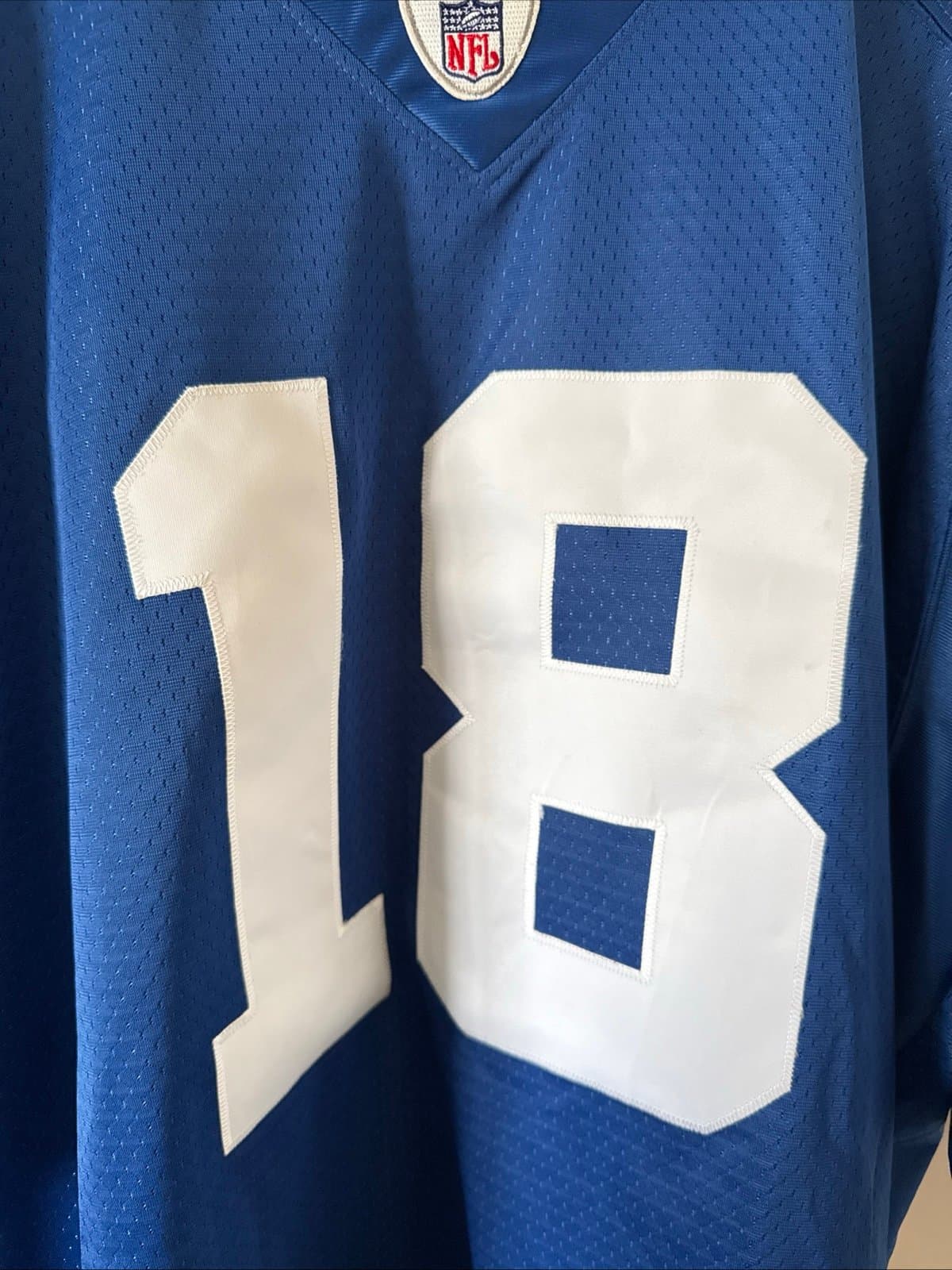 Men’s Reebok Peyton Manning #18 Indianapolis Colts NFL Jersey Sz 3XL - Blue - Thumbnail 2