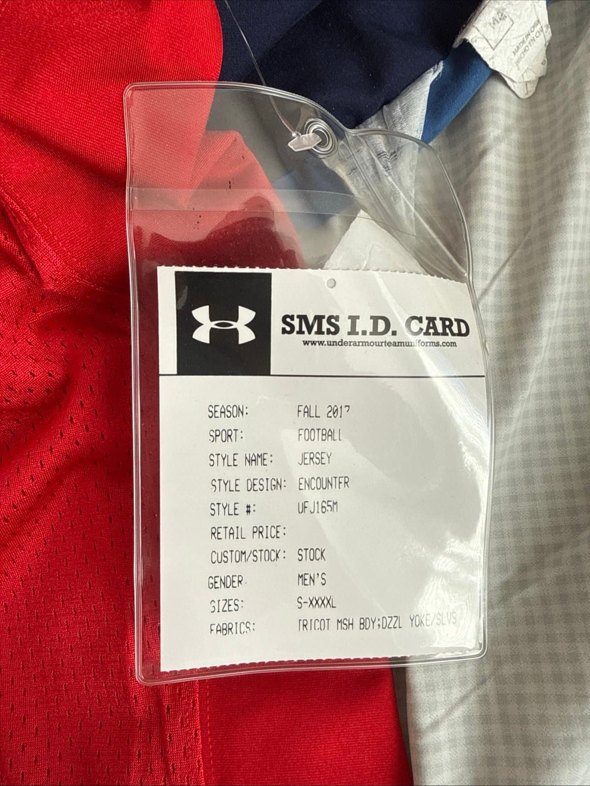 Men’s Wisconsin Badgers Under Armour Fall 2017 Football #25 Jersey Sz L - Red - Thumbnail 4